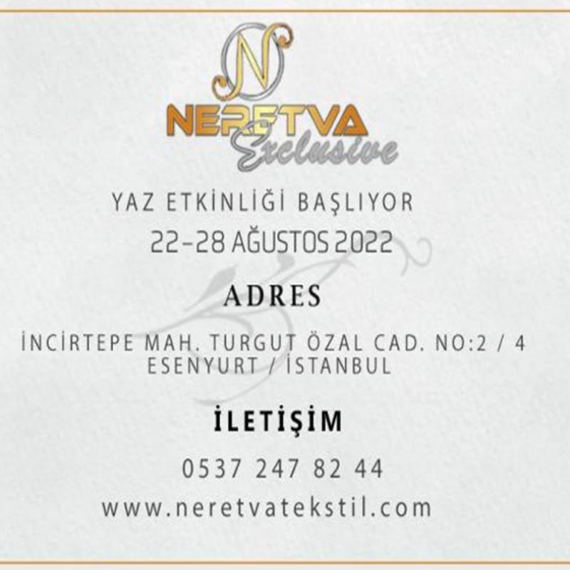 Neretva Tekstil A�ustos 2022 Etkinli�imizin Tarhi Belli Oldu.